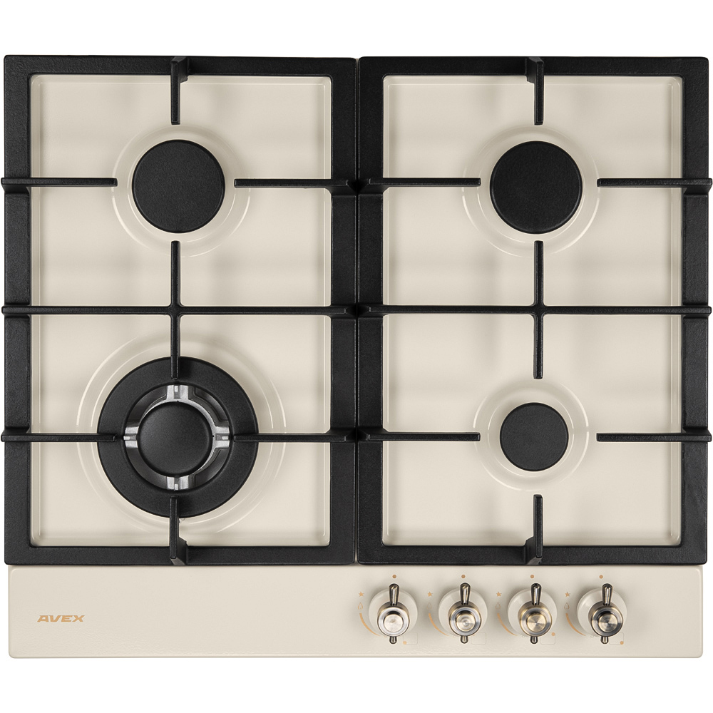 

Встраиваемая газовая панель AVEX HS 6144 YR Beige, HS 6144