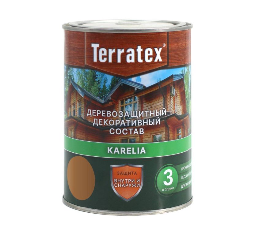 Деревозащитный декоративный состав Terratex сосна 075 кг 1 л 14 1110₽