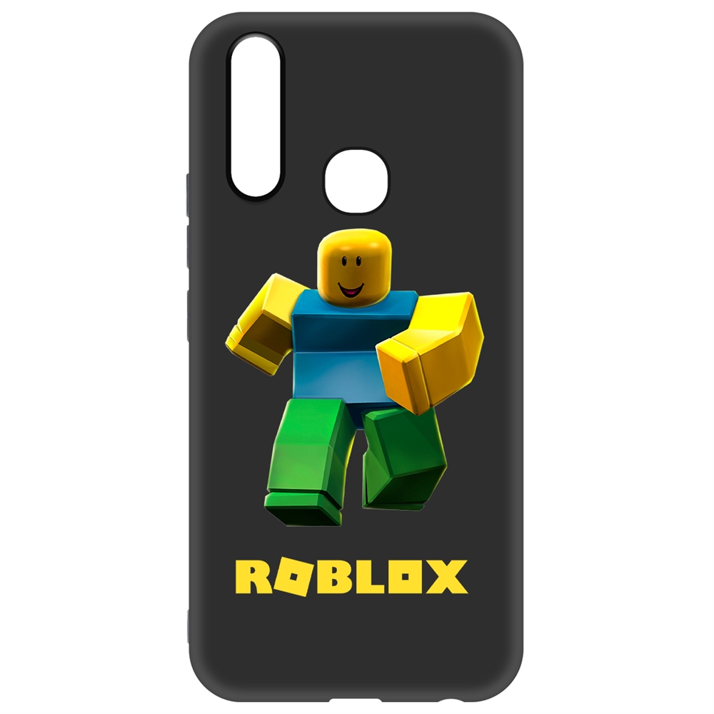 Чехол-накладка Krutoff Soft Case Roblox-Классический Нуб для Vivo Y11 черный