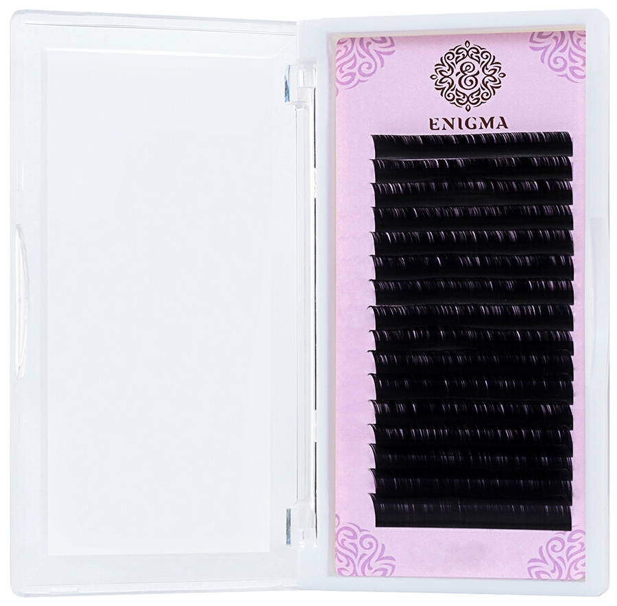 

Ресницы Enigma C 0.10 8-12 мм 16 линий, Черный