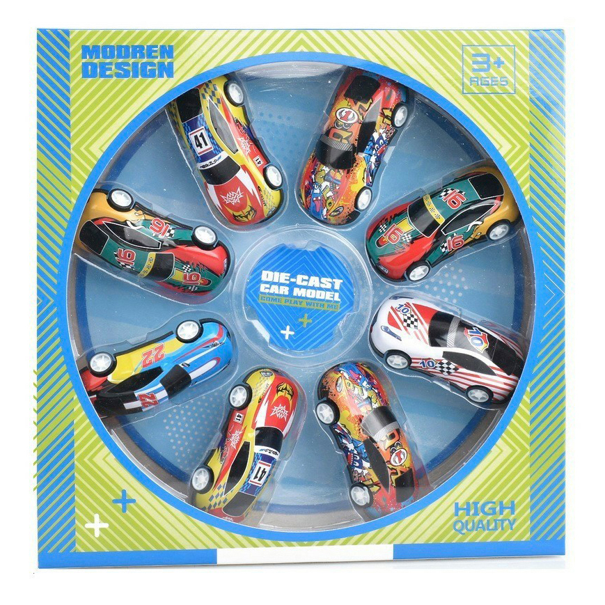 

Набор Машинки 8 шт, Разноцветный