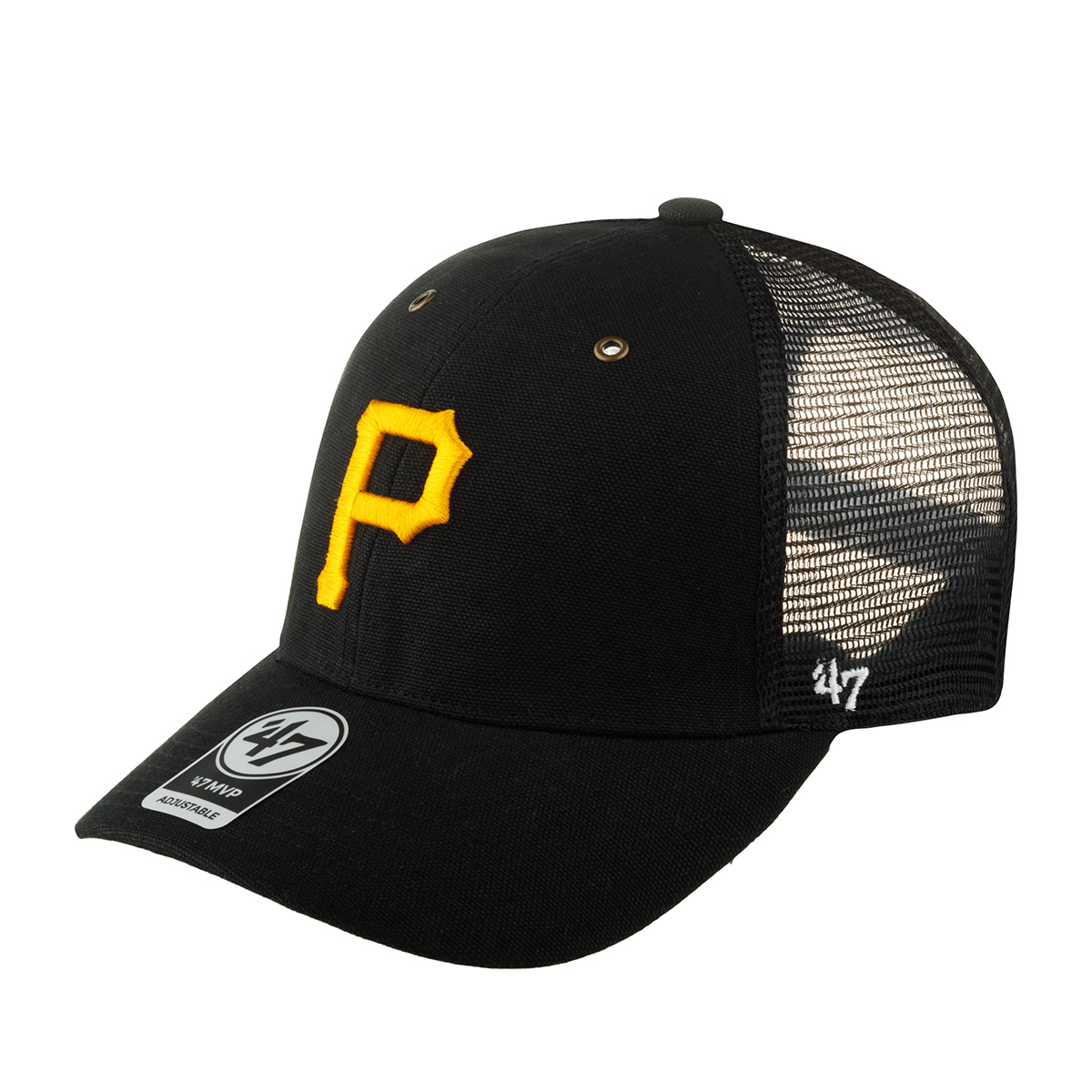 

Бейсболка унисекс 47 BRAND Carhartt collab Pittsburgh Pirates MLB черная, Черный, Carhartt collab Pittsburgh Pirates MLB