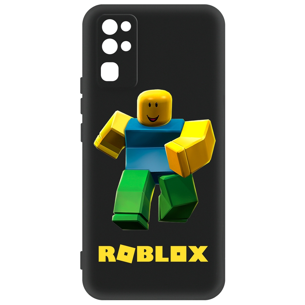 Чехол-накладка Krutoff Soft Case Roblox-Классический Нуб для Honor 30 черный