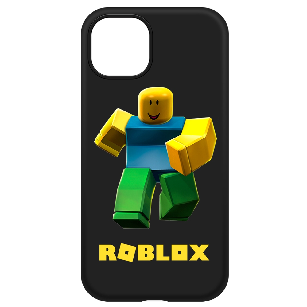 

Чехол-накладка Krutoff Soft Case Roblox-Классический Нуб для iPhone 13 черный