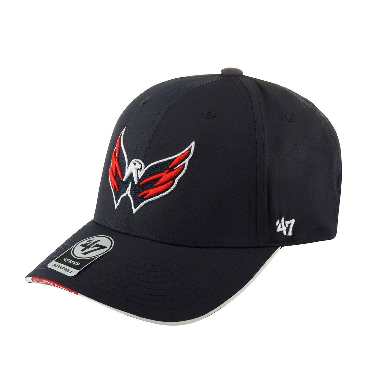 Бейсболка унисекс 47 BRAND H-RCKHL20BBP-NY Washington Capitals NHL темно-синяя, one size