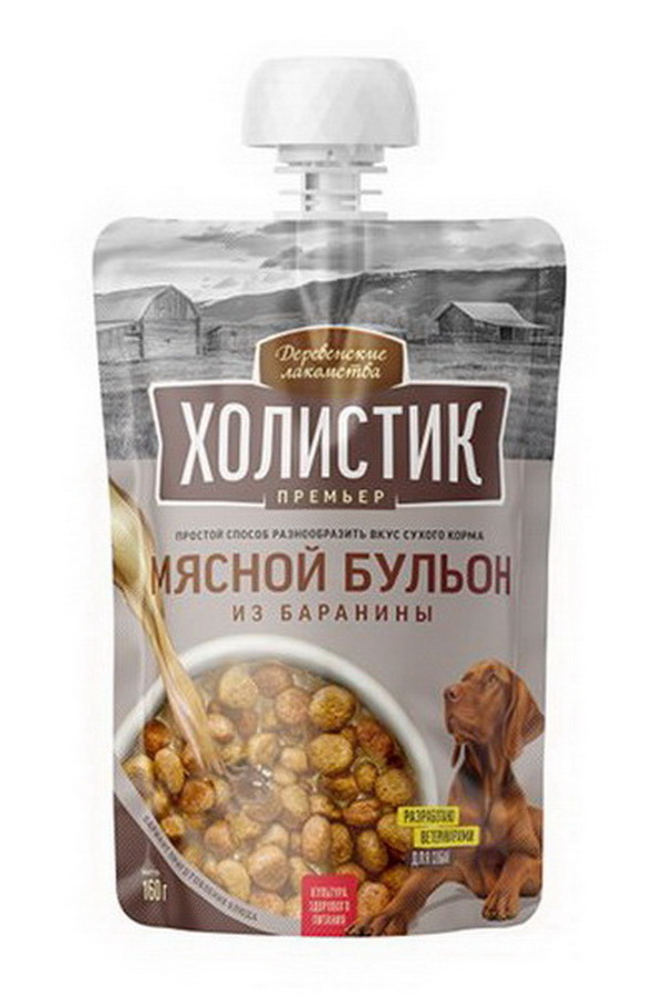 

ДЕРЕВЕНСКИЕ ЛАКОМСТВА ХОЛИСТИК ПРЕМЬЕР 160 г Мясной бульон для собак из баранины1х10 11 шт, ДЕРЕВЕНСКИЕ ЛАКОМСТВА ХОЛИСТИК ПРЕМЬЕР 160 г Мясной бульон для собак из баранины1х10 (11 шт)