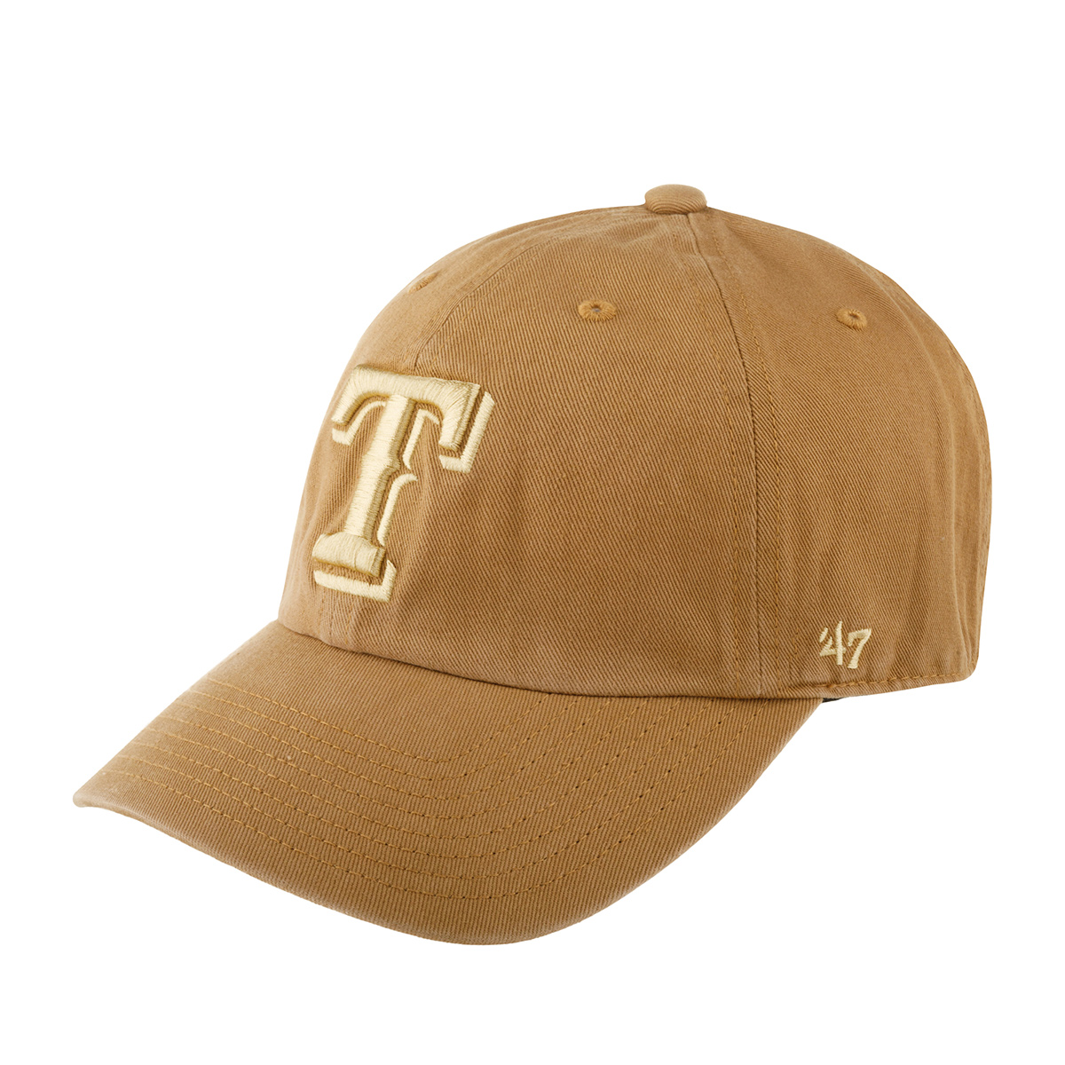 Бейсболка унисекс 47 BRAND B-BLPRK25GWS-BN Texas Rangers MLB светло-коричневая, one size