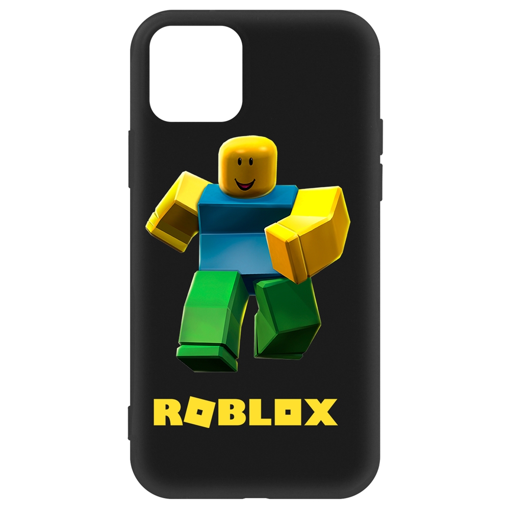 

Чехол-накладка Krutoff Soft Case Roblox-Классический Нуб для iPhone 12/12 Pro черный