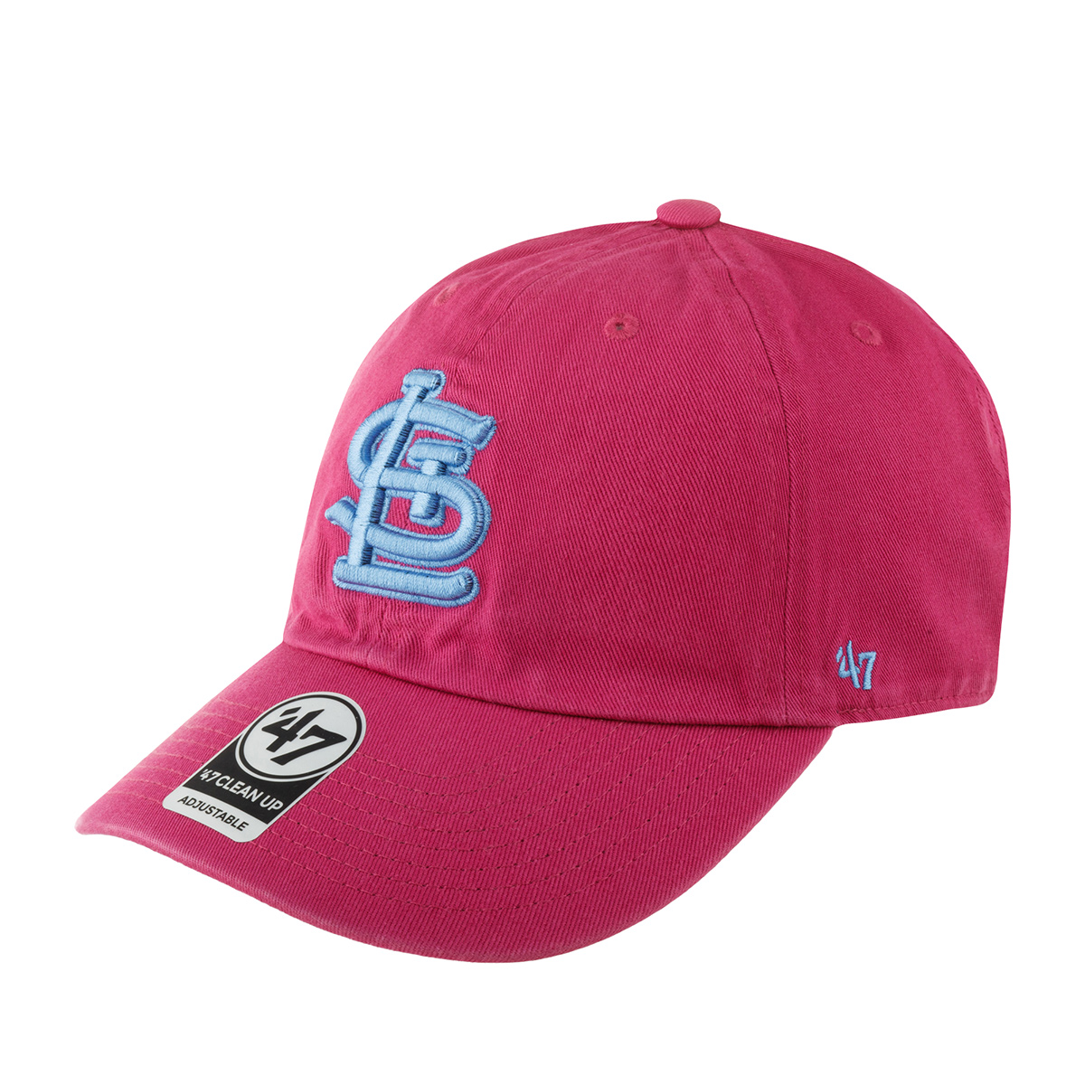 Бейсболка унисекс 47 BRAND B-BLPRK23GWS-OH ST Louis Cardinals MLB розовая, one size