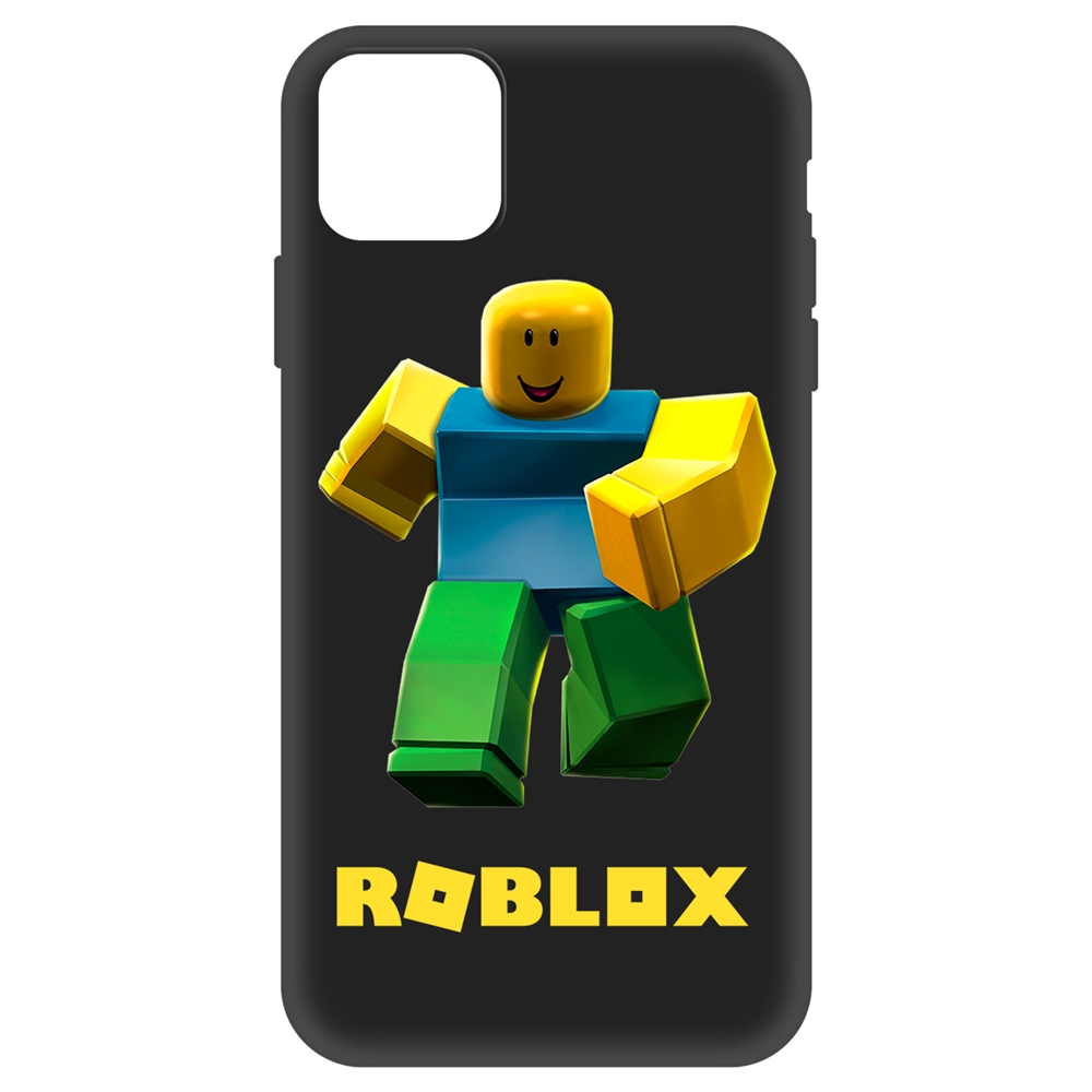 

Чехол-накладка Krutoff Soft Case Roblox-Классический Нуб для iPhone 11 Pro Max черный