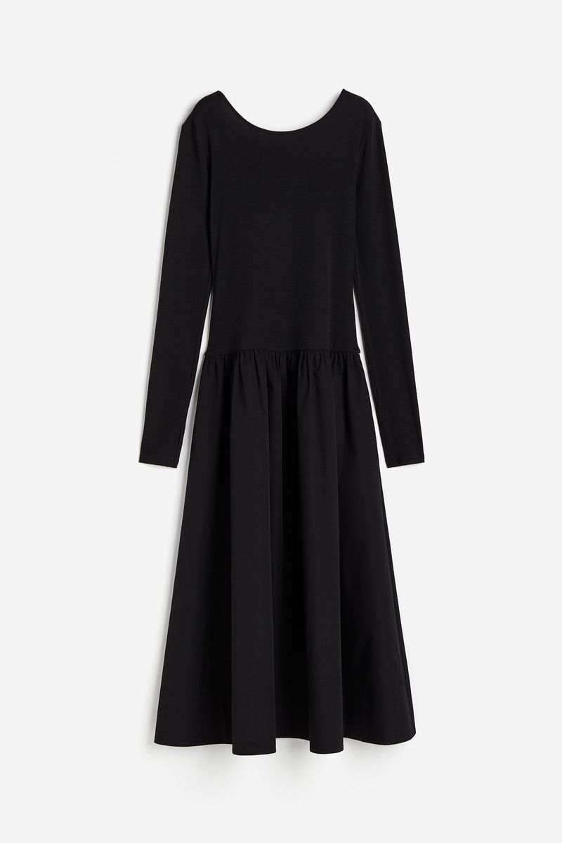 

Платье женское H&M 1226474 черное L, Черный, 1226474