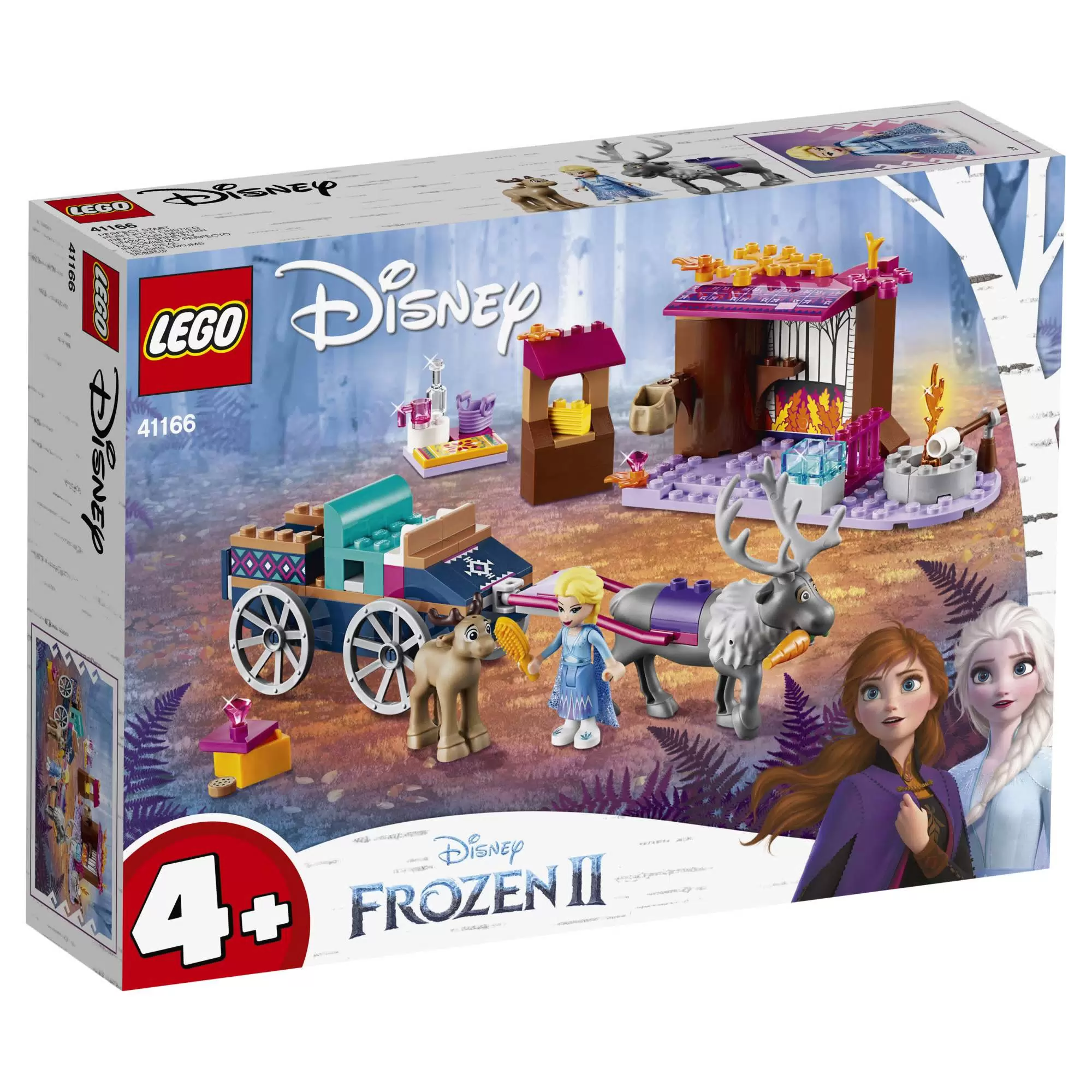 

Конструктор LEGO Disney Frozen Дорожные приключения Эльзы, 116 деталей, 41166