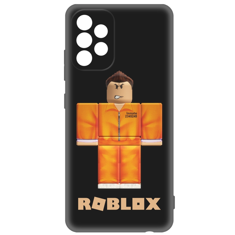 Чехол-накладка Krutoff Soft Case Roblox-Заключенный для Samsung Galaxy A32 (A325) черный