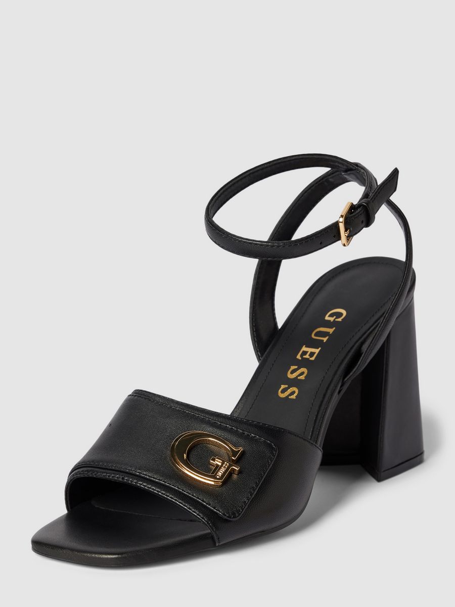 

Босоножки женские Guess FLJKRNLEA03 черные 37 EU, Черный, FLJKRNLEA03