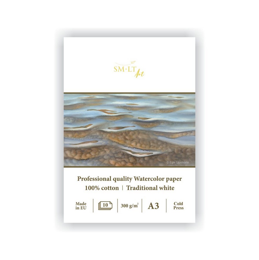 

Альбом SM-LT Watercolor pad A3 10л 300 г/м2 белый, склейка