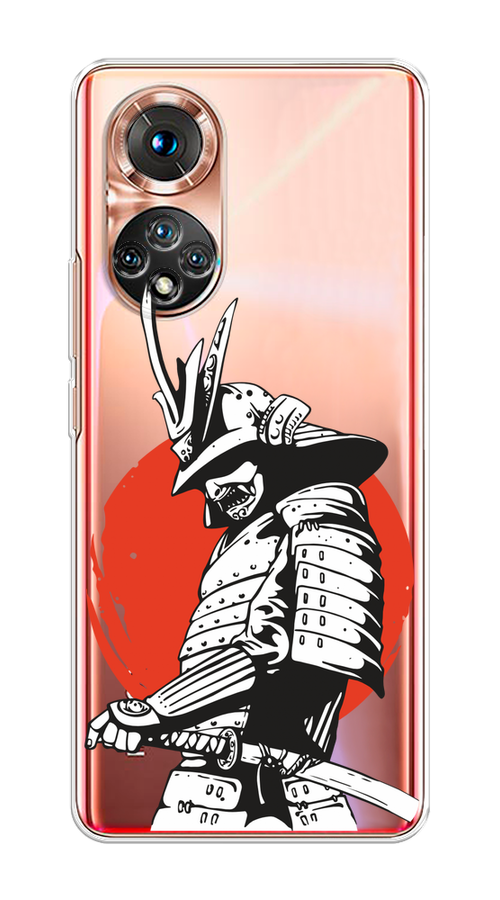 

Чехол на Huawei Honor 50/Nova 9 "Самурай с катаной", Черный;красный;белый, 6105450-1