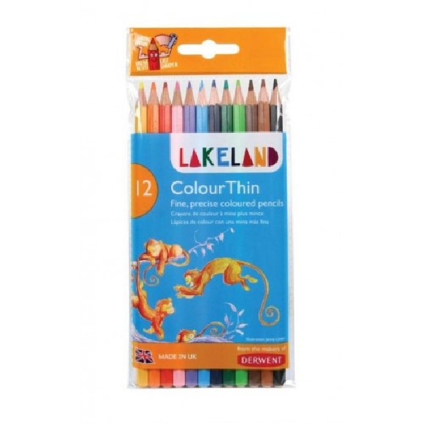 

Набор цветных карандашей Derwent Lakeland Colouthing 12 цветов в блистере, Разноцветные