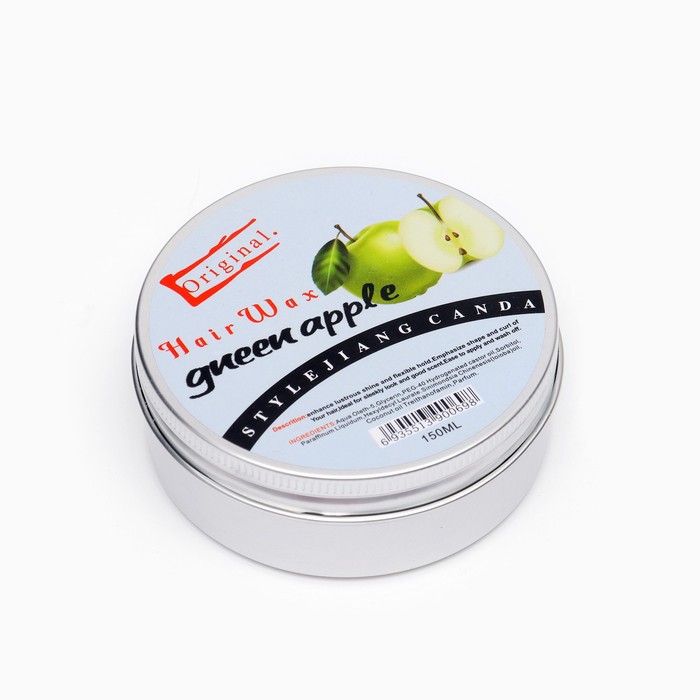Гелевый воск для волос StyleJiang Canda зеленое яблоко 150 г рулонная штора простая mj 150х160 см зеленое яблоко