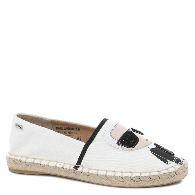 

Эспадрильи женские Karl Lagerfeld KL80111_2518999 белые 36 EU, KL80111_2518999