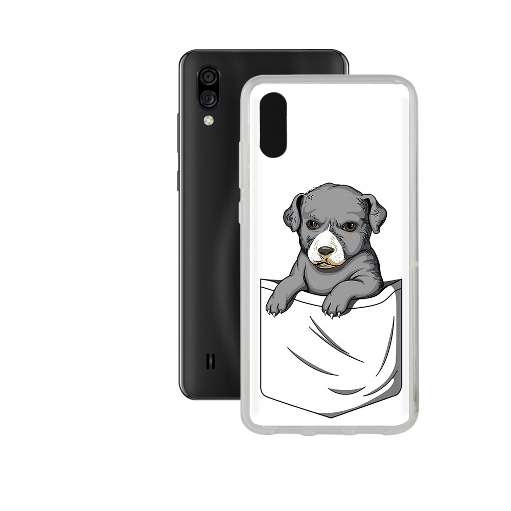 

Чехол MyPads Tocco для ZTE Blade A5 (2020) собачка в кармане (PT226944.454.611), Прозрачный, Tocco