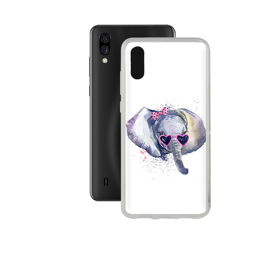 

Чехол MyPads Tocco для ZTE Blade A5 (2020) слоник в очках (PT226944.454.608), Прозрачный, Tocco