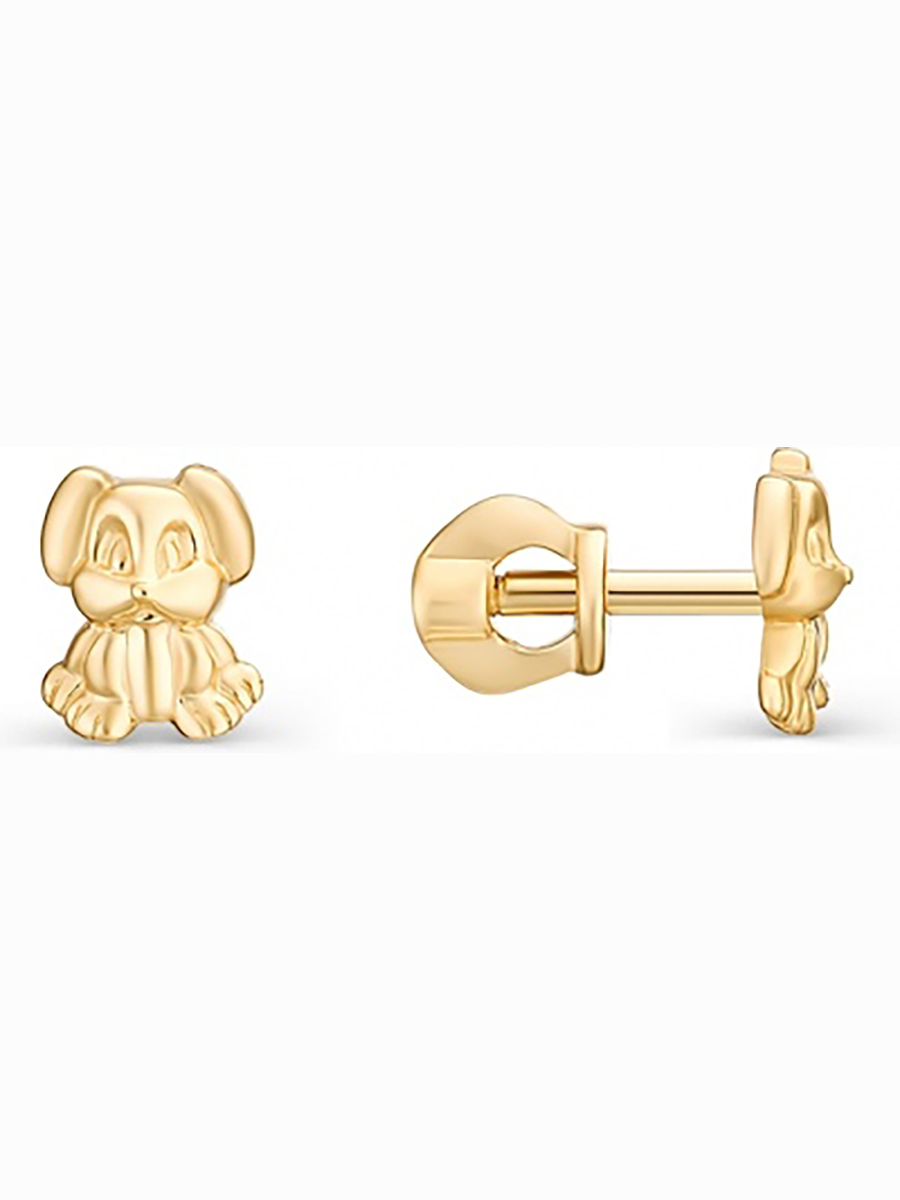 

Серьги Зайчики из серебра с позолотой Вероника С609-1100, С609-1100