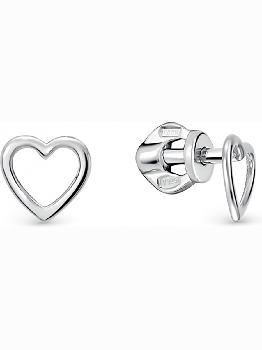 

Серьги Сердечки из серебра Вероника С600-2074, С600-2074