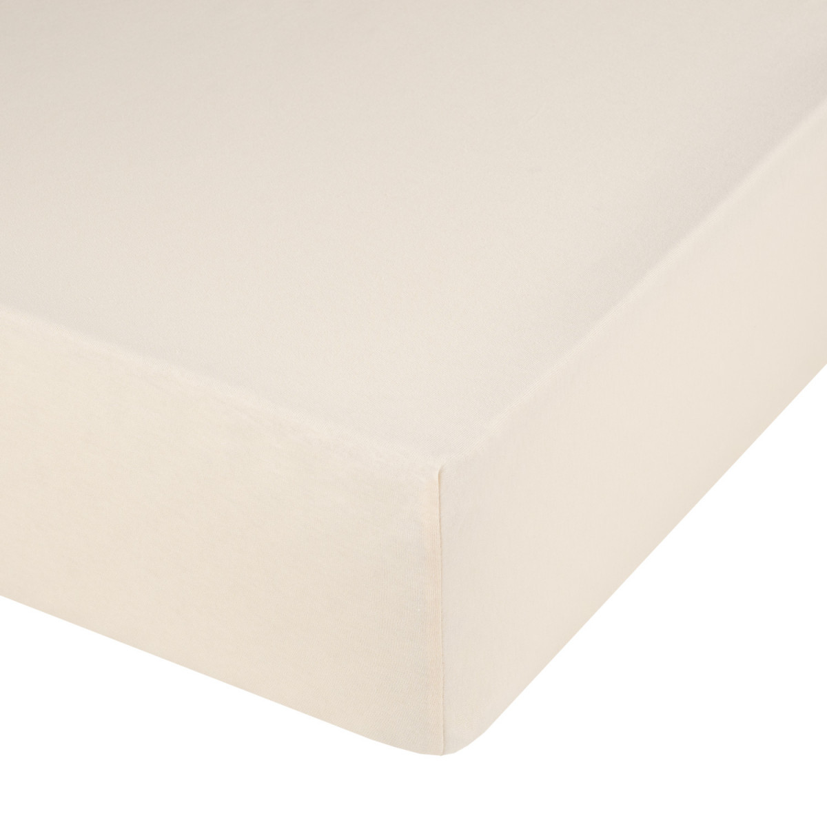 Valtery Простынь на резинке трикотажная  (PT кремовый) 200x200