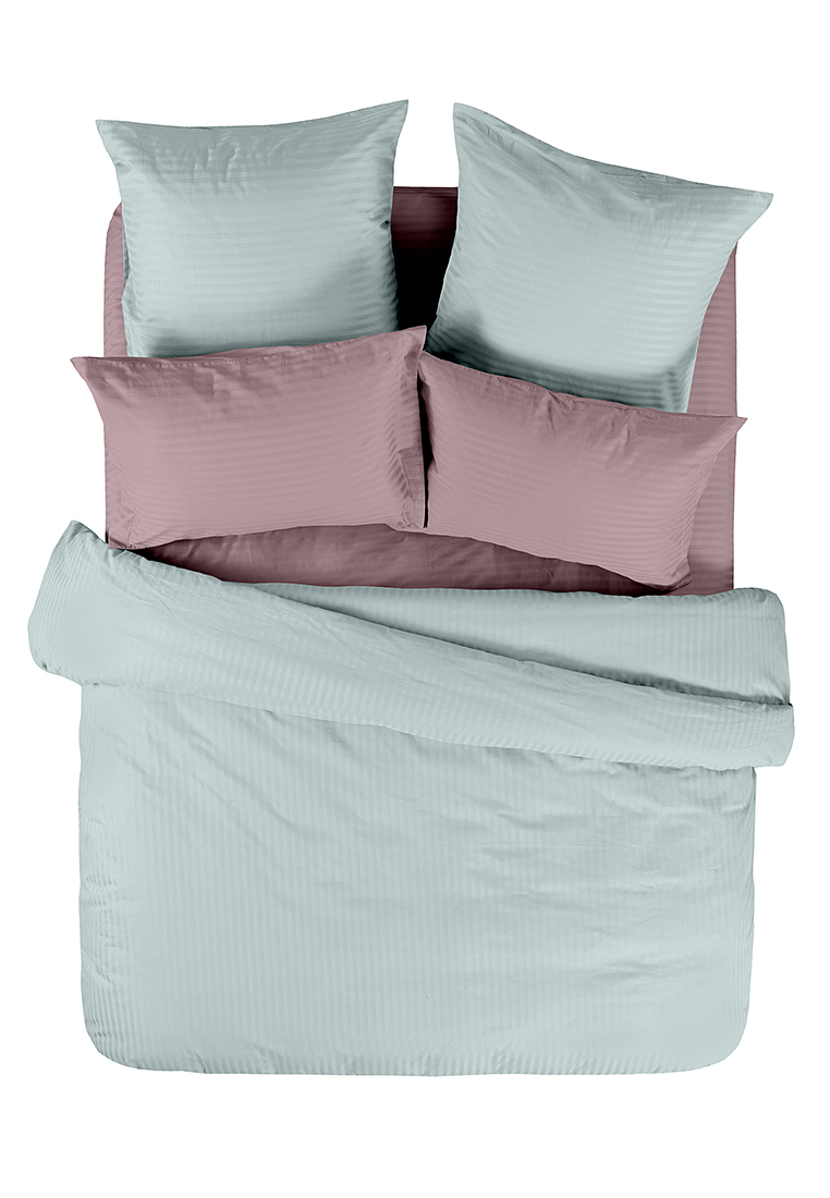 

Комплект постельного белья семейный страйп-сатин Унисон 50х70; 70х70 Marzipan, Унисон серия Страйп сатин