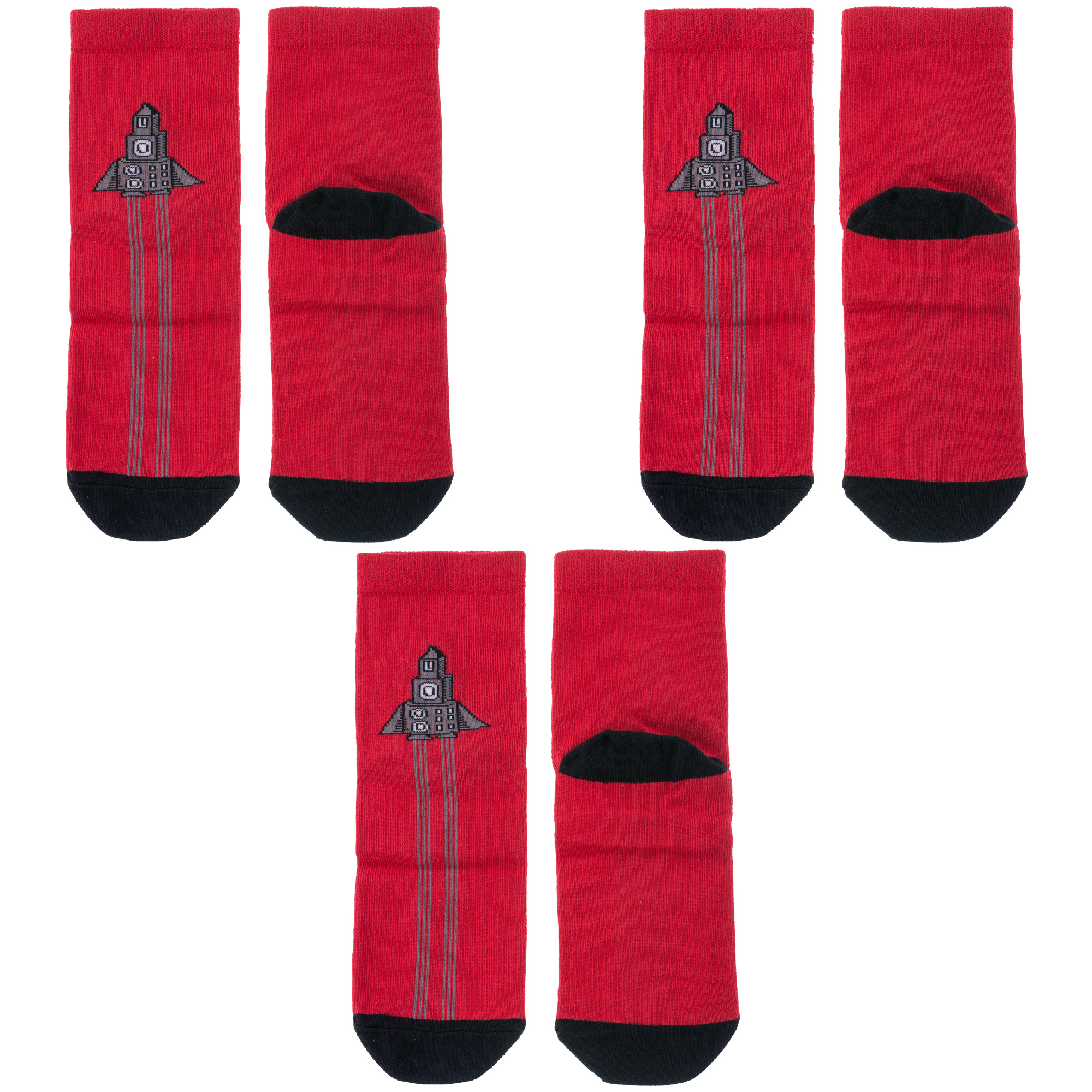 

Носки детские АКОС 3-CK41800, красные, 16-18, Красный, 3-CK41800
