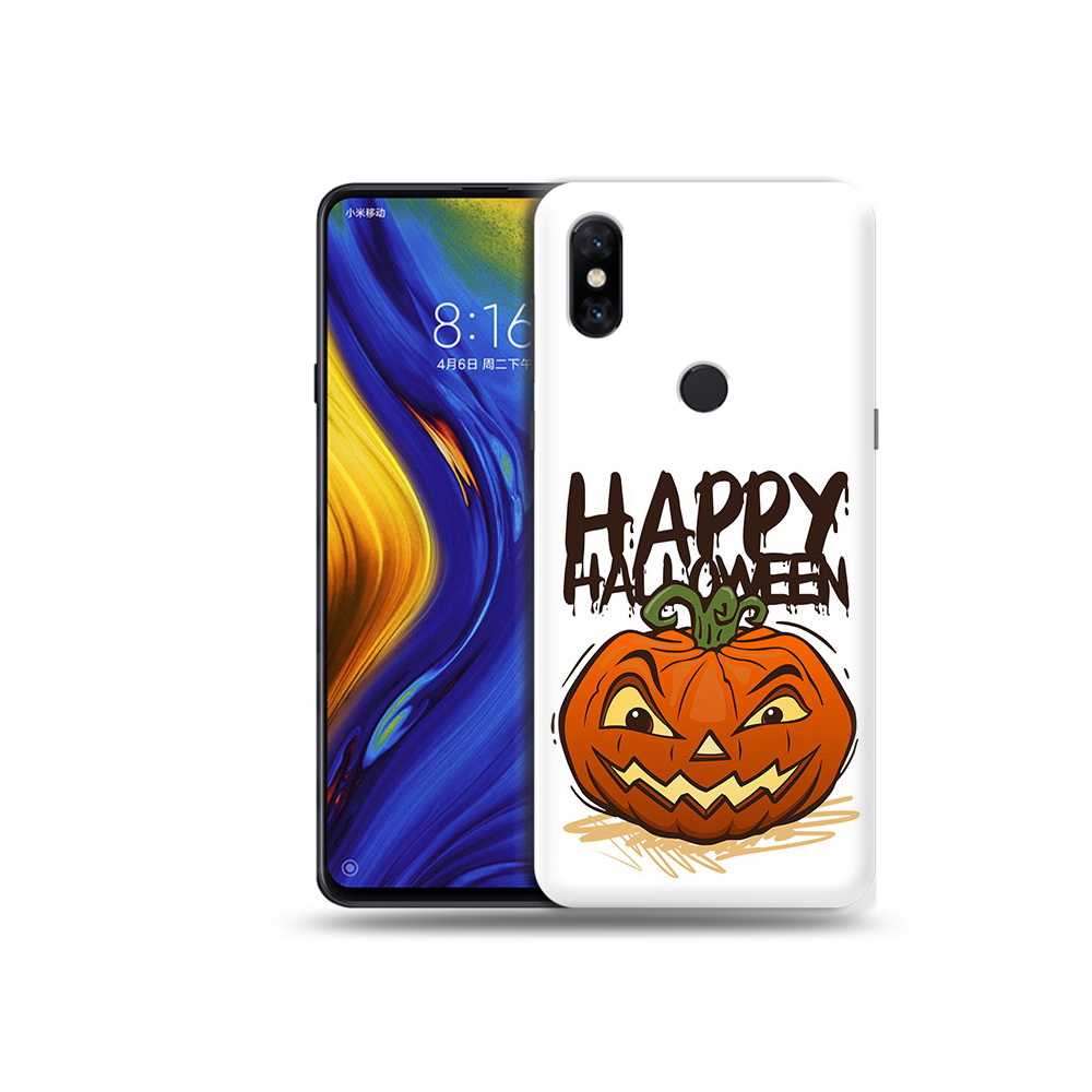 

Чехол MyPads Tocco для Xiaomi Mi Mix 3 Хэллоуин счастливый (PT119757.326.195), Прозрачный, Tocco
