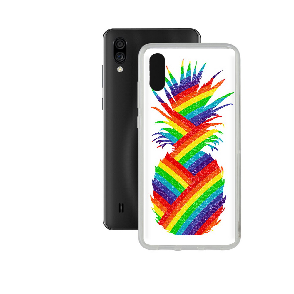 

Чехол MyPads Tocco для ZTE Blade A5 (2020) радужный ананас (PT226944.454.566), Прозрачный, Tocco
