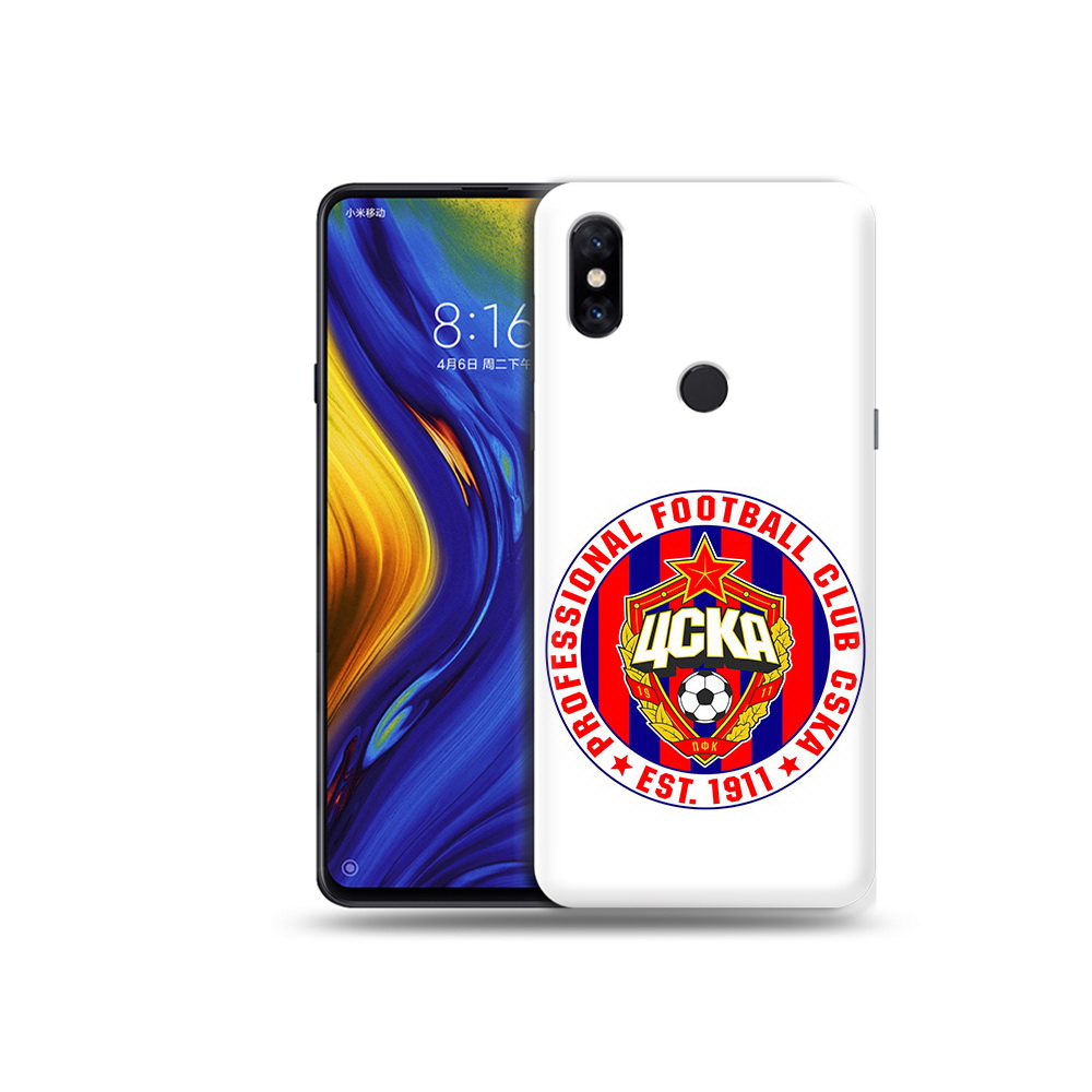 

Чехол MyPads Tocco для Xiaomi Mi Mix 3 ФК ЦСК логотип (PT119757.326.178), Прозрачный, Tocco
