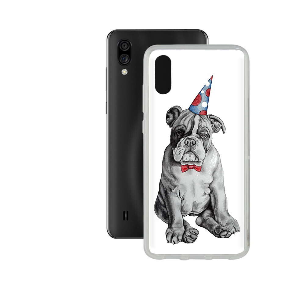 Чехол MyPads Tocco для ZTE Blade A5 (2020) праздничный щенок (PT226944.454.554)