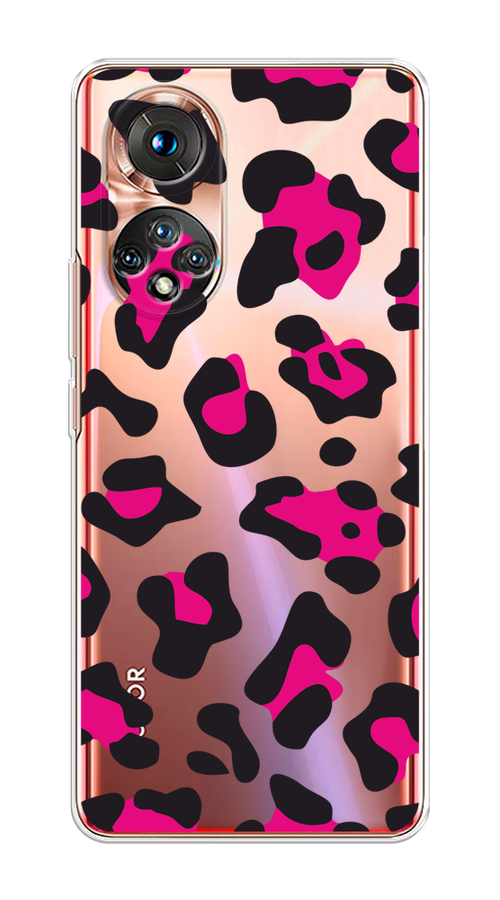 

Чехол на Huawei Honor 50/Nova 9 "Pink cow spots", Черный;розовый, 6105450-1