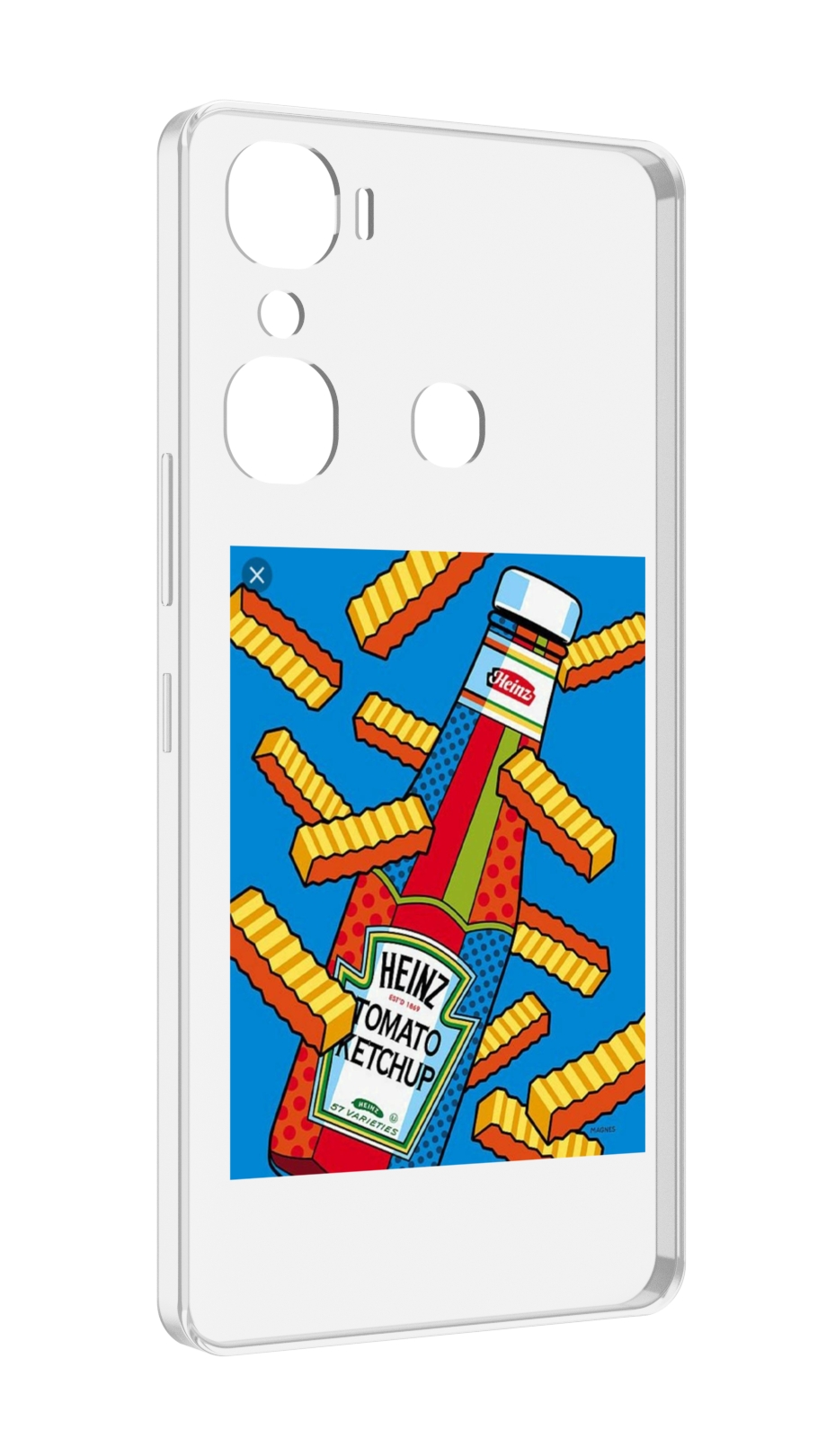 

Чехол MyPads картошка с соусом для Infinix Hot 12 Pro, Прозрачный, Tocco