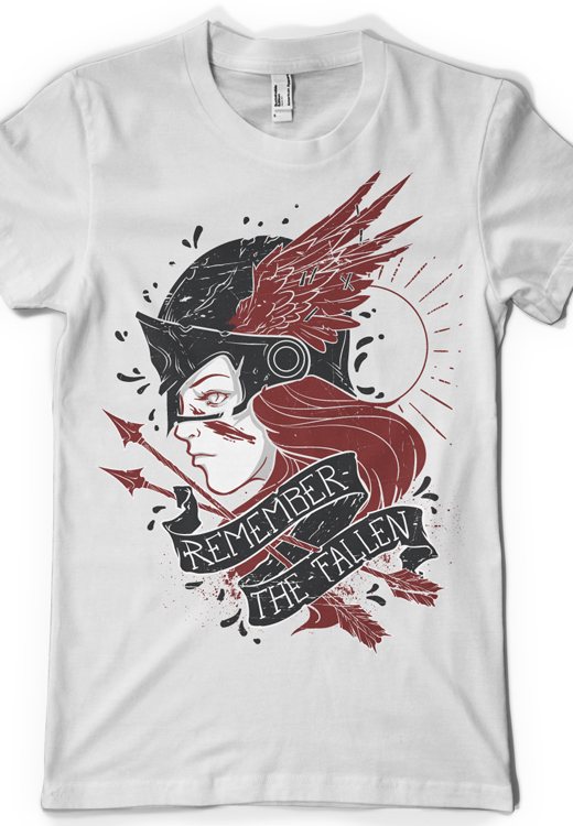 

Футболка унисекс NoBrand CM Remember Fallen белая L, Белый, CM Remember Fallen