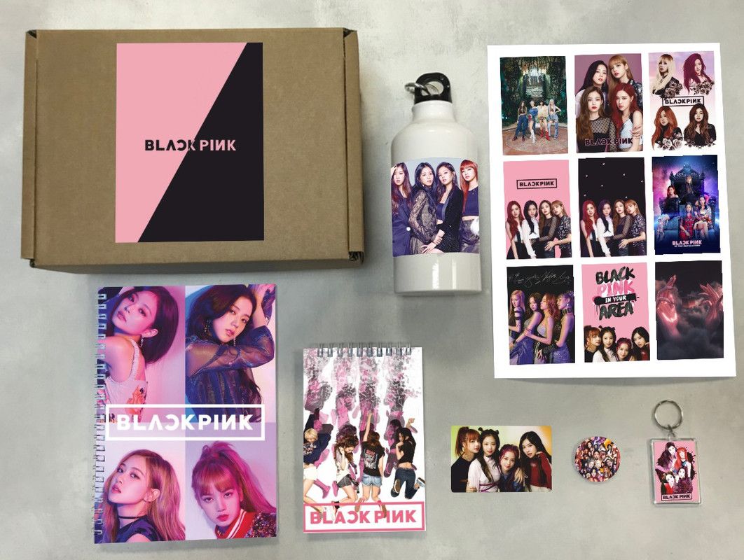 

Бокс с подарком принт БлэкПинк, Blackpink - BР0006, Box-310822-6, 7 предметов