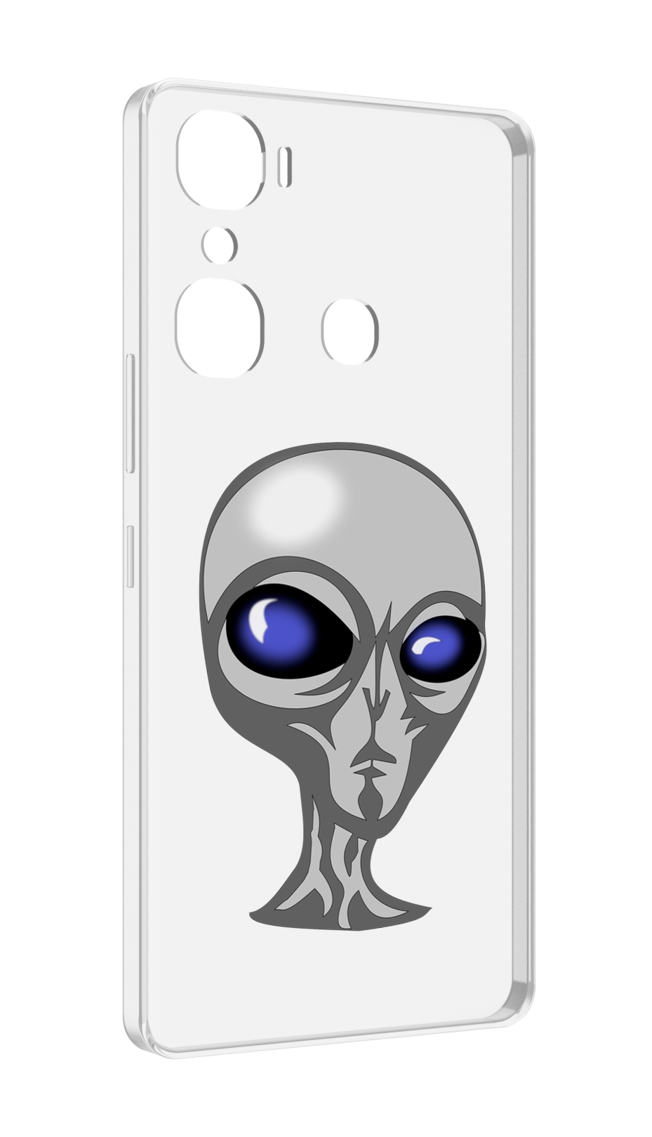 

Чехол MyPads инопланетянин для Infinix Hot 12 Pro, Прозрачный, Tocco