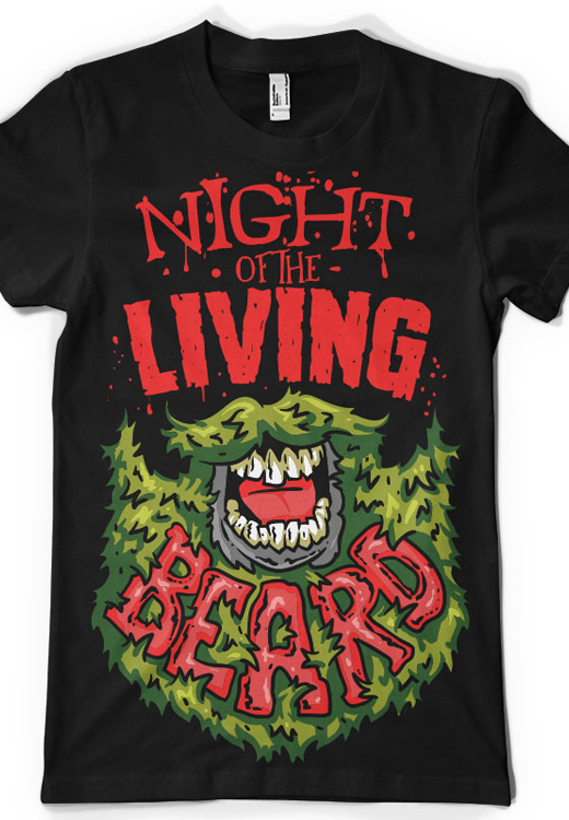 

Футболка унисекс NoBrand CM Night of living beard черная XXXXL, Черный, CM Night of living beard