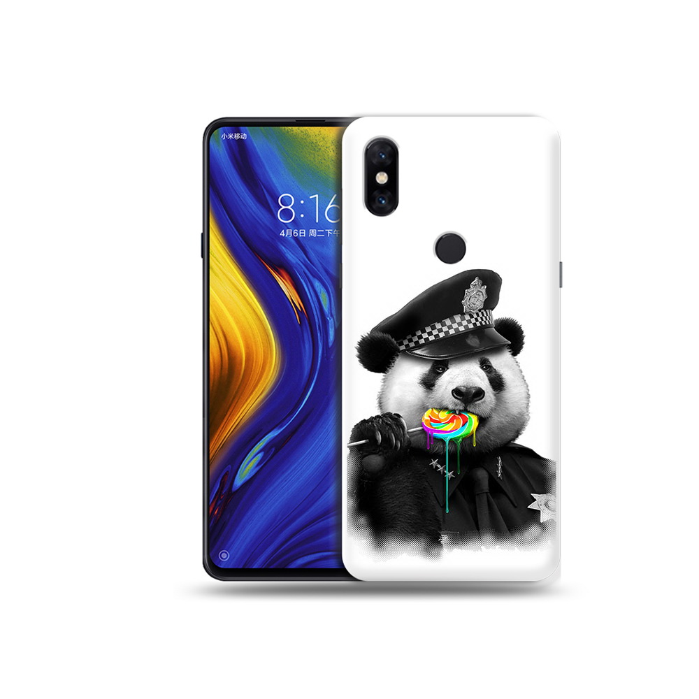 

Чехол MyPads Tocco для Xiaomi Mi Mix 3 Панда полиция (PT119757.326.130), Прозрачный, Tocco