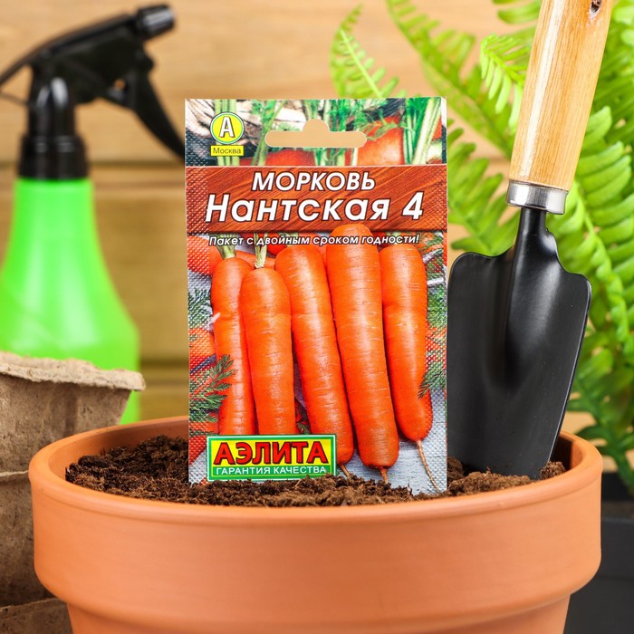 

Семена Морковь "Нантская 4" "Лидер", 2 г ,
