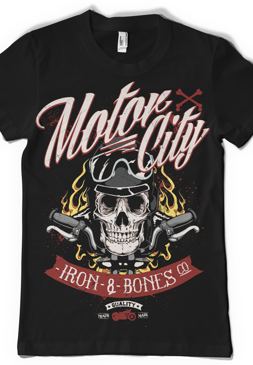 

Футболка унисекс NoBrand CM Motor City черная XXXL, Черный, CM Motor City