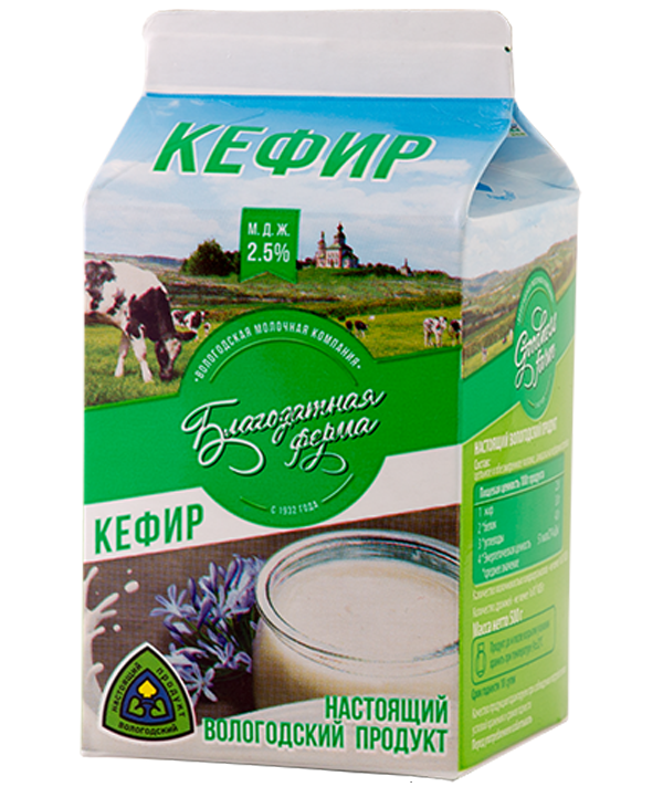 

Бзмж кефир 2,5% финпак 500г чмк