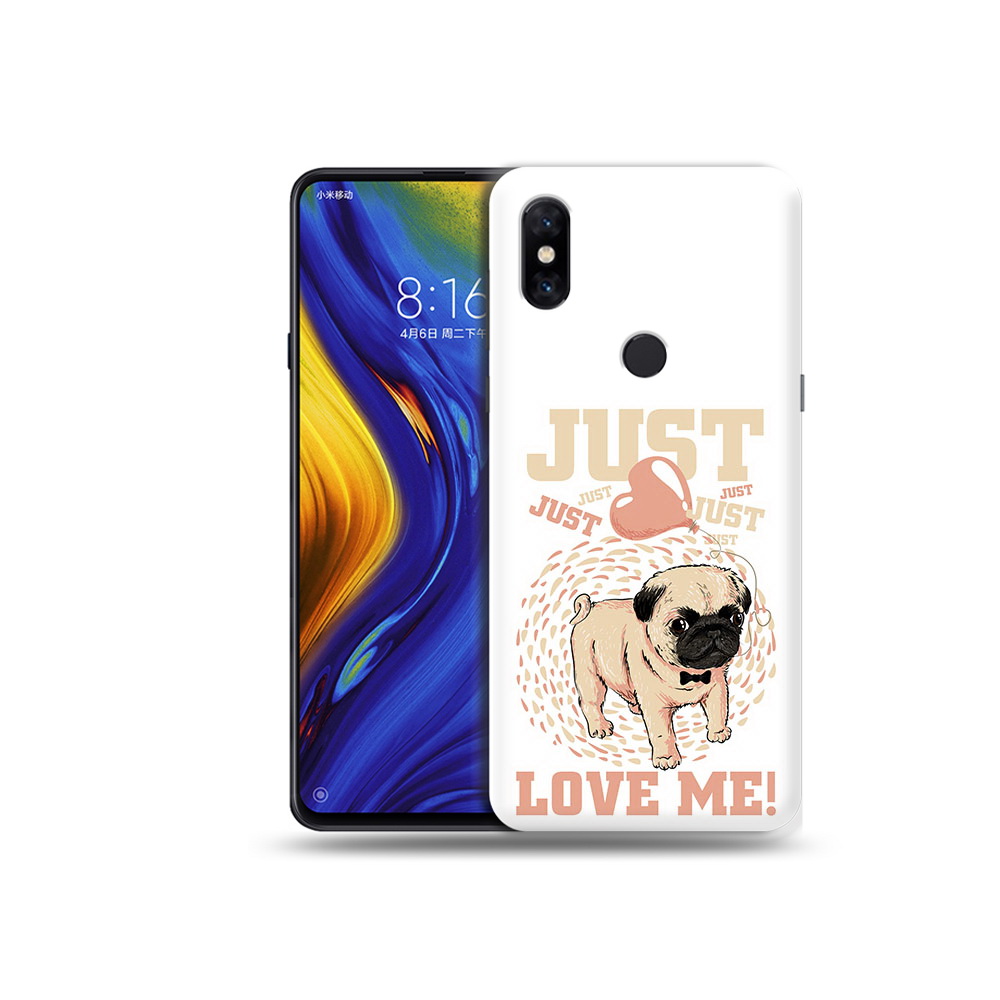 

Чехол MyPads Tocco для Xiaomi Mi Mix 3 Люби меня (PT119757.326.109), Прозрачный, Tocco