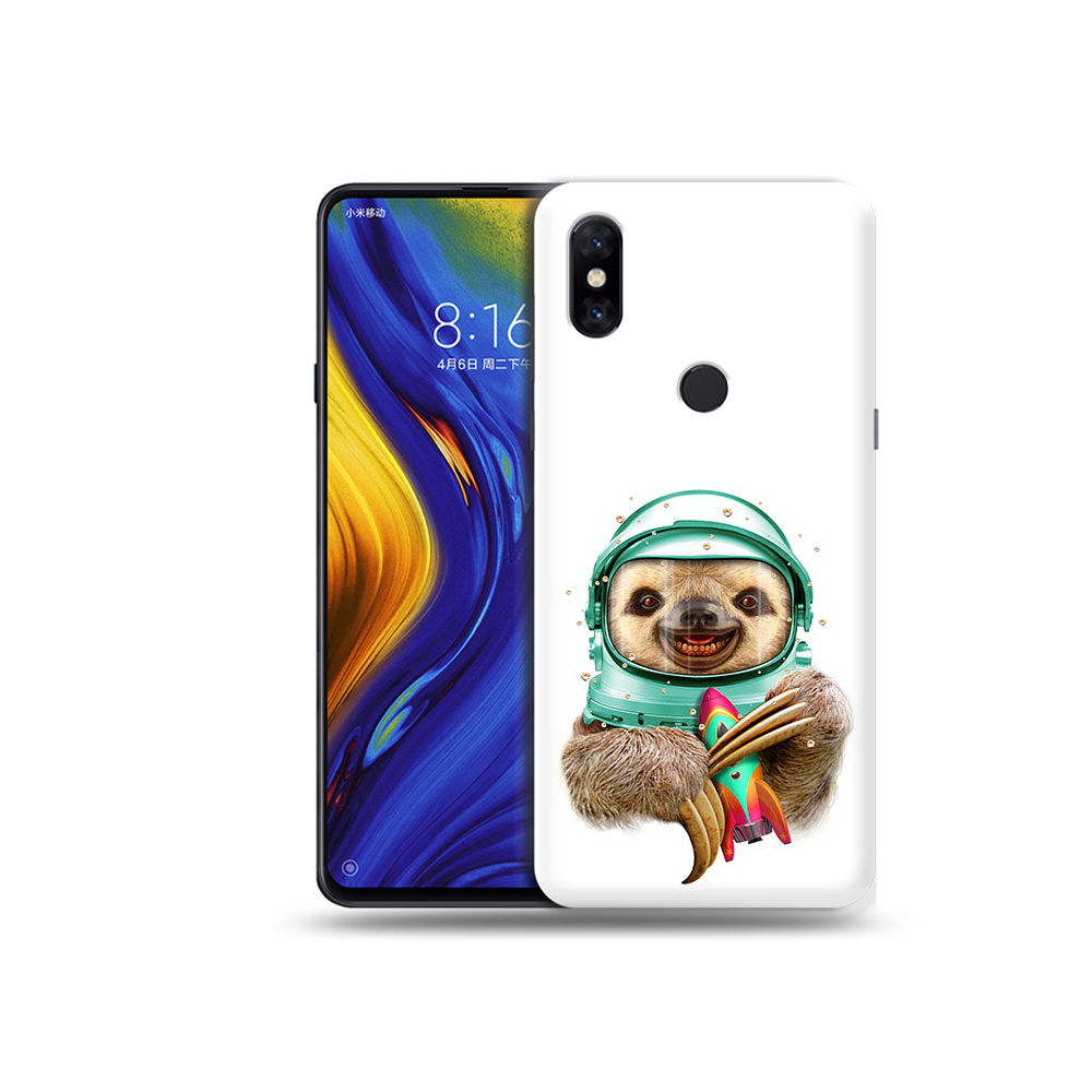 Чехол MyPads Tocco для Xiaomi Mi Mix 3 Ленивец астронавт (PT119757.326.104)