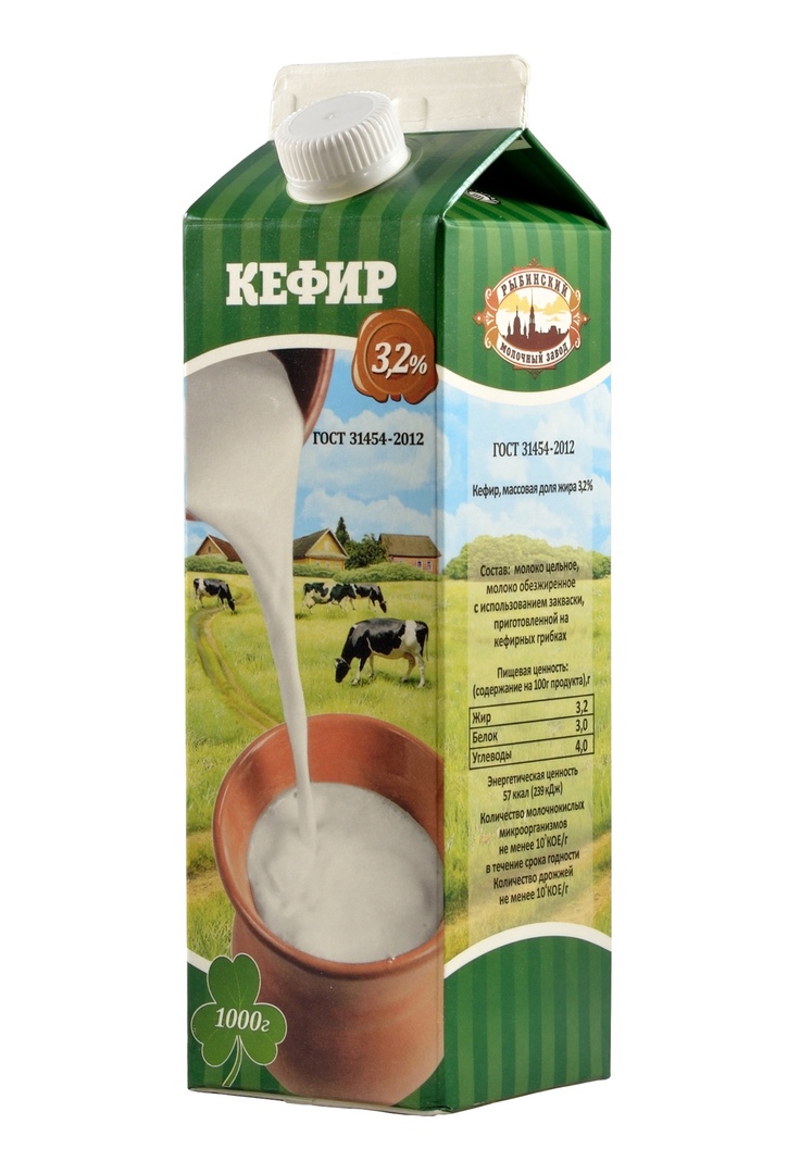 

Кефир Бзмж 2,5% 1л рыбинский мз