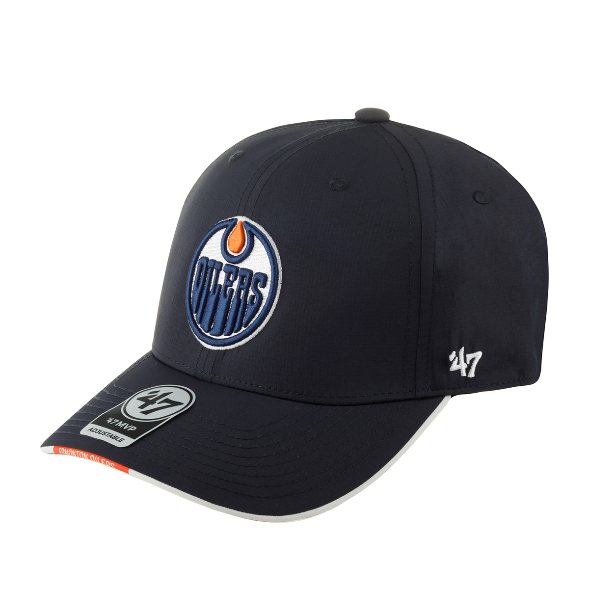 Бейсболка унисекс 47 BRAND H-RCKHL06BBP Edmonton Oilers NHL темно-синяя, one size