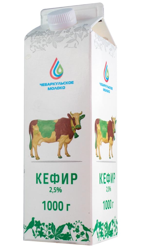 

Кефир Бзмж чебаркульское молоко 2,5% 1000г