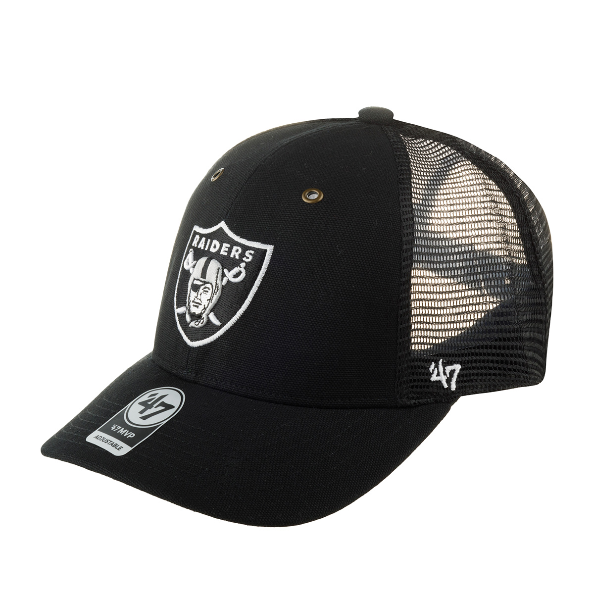 Бейсболка унисекс 47 BRAND Carhartt collab Las Vegas Raiders NFL черная/белая, one size